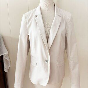 White Blazer Jacket by 1,2,3 - Sz  USA 14 (Large)  Europe 44